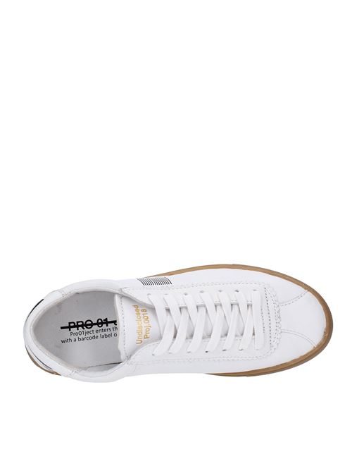 Sneakers in pelle PRO 01 JECT | P1LW GGBIANCO NERO-MIELE